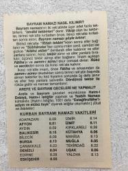 30 ARALIK 2006-TAKVİM YAPRAĞI-DOĞUM GÜNÜ HEDİYESİ-FAZİLET TAKVİMİ