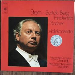 Isaac Stern, Eugene Ormandy, Leonard Bernstein, Béla Bartók, Alban Berg, Paul Hindemith, Samuel Barber - Violinkonzerte / Germany 1973 / 2xLP