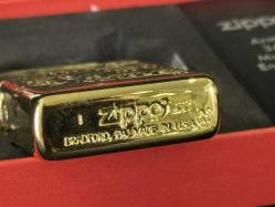 Orijinal Zippo Asian Dragon / Asia Ejderhası Gold Plated Armor 360 MultiCut Engraving