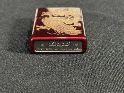Orijinal Zippo EJDERHA Oriental Golden Dragon Candy Apple Red Lighter