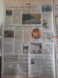 Akşam İnci Magazin Gazetesi - 16 Haziran 1998 - 12. Uluslararası İzmir Festivali - Ünlü Ressamlar Carousel'de - Yakışan da Moda Yakışmayan da! - Kendi Kimliğinizi Oluşturan - Adım Adım Anadolu - Muazzez Ersoy - Hayatımızın Bir Parçası - Ünlüler Ne Diyor? - Aydan Burhan - Buket Dereoğlu - Gülgün Feyman - Psikolog Görüşü - Çocuk ve Anne - Pınar Aydın - Çocuklarda Kalp Ameliyatları - Doldurulmuş Kuzu Budu - Yaşlanmaya Dur Deyin - Cinsiyet Faktörü Önemli - Babanızı Unutmayın - Yıllarca Hatırlanacak Armağanlar - Barış Manço Capitol'de - Astrolog Gufran'dan Günlük Falınız - Uçan Daire ile Bir Gezinti - Bavul Toplama Sanatı - Birsen Altıner - Senaryo Yazarı ve Yönetmen İşbirliği - Renkli Bir Kır Evi - Tarot Köşesi - Rahmetli Babam - Marco Polo - Çalınmış Güzellik fotoğraf ve haberi - Tam Takım Gazete