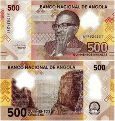 P#161 Angola 500 Kwanza 2020 Polymer ÇİL