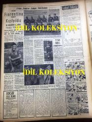 GÜNLÜK SPOR GAZETESİ - 22 NİSAN 1957 - ORDU TAKIMIMIZ İRAN İLE OYNUYOR - GALATASARAY VE BEŞİKTAŞ - BASKETBOL MAÇLARINI 5 HAKEM İDARE EDECEK - İSTANBULSPOR - DEMİRSPOR - SAMİM GÖREÇ - MUVAKKAR EKREM TALU - MİMİ İLE MEMO, MORT WALKER, DICK BROWN, MADDOCKS, STEVE CANYON, JED FORAM ÇİZGİ ROMAN - İZMİR AT YARIŞLARI - KASIMPAŞASPOR - MUSLİM BAĞCILAR - TALAT ATAMAN - ERTUĞRUL AKÇA - APİKOĞLU - FAY REKLAMI - FİORENTİNA, KIZILYILDIZ - APİKOĞLU SUCUK REKLAMI 1957 - SÜMERBANK REKLAMI - LORD SALISBURY - MAKARIOS