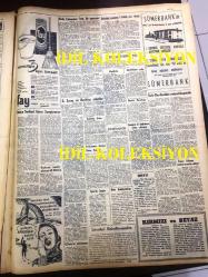 GÜNLÜK SPOR GAZETESİ - 22 NİSAN 1957 - ORDU TAKIMIMIZ İRAN İLE OYNUYOR - GALATASARAY VE BEŞİKTAŞ - BASKETBOL MAÇLARINI 5 HAKEM İDARE EDECEK - İSTANBULSPOR - DEMİRSPOR - SAMİM GÖREÇ - MUVAKKAR EKREM TALU - MİMİ İLE MEMO, MORT WALKER, DICK BROWN, MADDOCKS, STEVE CANYON, JED FORAM ÇİZGİ ROMAN - İZMİR AT YARIŞLARI - KASIMPAŞASPOR - MUSLİM BAĞCILAR - TALAT ATAMAN - ERTUĞRUL AKÇA - APİKOĞLU - FAY REKLAMI - FİORENTİNA, KIZILYILDIZ - APİKOĞLU SUCUK REKLAMI 1957 - SÜMERBANK REKLAMI - LORD SALISBURY - MAKARIOS