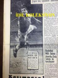 GÜNLÜK SPOR GAZETESİ - 24 NİSAN 1957 - GALATASARAY BEŞİKTAŞ MAÇI - MARKOVİÇ - AMERİKA İRAN BASKETBOL MAÇI - KASIMPAŞASPOR - BEYKOZSPOR, ANKARAGÜCÜ - SAİM KAUR FUTBOL FEDERASYONU - BASKETBOL MİLLİ TAKIMI - MİMİ İLE MEMO, MORT WALKER, DICK BROWN, MADDOCKS, STEVE CANYON, JED FORAM ÇİZGİ ROMAN - FENERBAHÇENİN TARİHİ - VEHBİ EMRE - KOÇO KASAPOĞLU - CAROL DAY - ESKİŞEHİRSPOR - ORSİ, FERRARİ, MEAZZA - 1956 WİMBLEDON ŞAMPİYONU LEW HOAD - OPON REKLAMI - AKBANK 20 EV REKLAMI - BURHANİYE - CHURCHILL - MİMİ İLE MEMO, MORT WALKER, DICK BROWN, MADDOCKS, STEVE CANYON, JED FORAM ÇİZGİ ROMAN - ML. MONTGOMERY REKOR KIRAN BİR PLAK, FRANSIZ ANNIE CORDY - KARİKATÜRİST TONGUÇ'UN HAFTALIK PANORAMASI - KATIE MERRIGAN