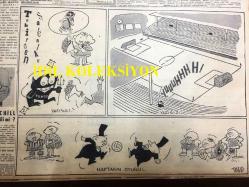 GÜNLÜK SPOR GAZETESİ - 24 NİSAN 1957 - GALATASARAY BEŞİKTAŞ MAÇI - MARKOVİÇ - AMERİKA İRAN BASKETBOL MAÇI - KASIMPAŞASPOR - BEYKOZSPOR, ANKARAGÜCÜ - SAİM KAUR FUTBOL FEDERASYONU - BASKETBOL MİLLİ TAKIMI - MİMİ İLE MEMO, MORT WALKER, DICK BROWN, MADDOCKS, STEVE CANYON, JED FORAM ÇİZGİ ROMAN - FENERBAHÇENİN TARİHİ - VEHBİ EMRE - KOÇO KASAPOĞLU - CAROL DAY - ESKİŞEHİRSPOR - ORSİ, FERRARİ, MEAZZA - 1956 WİMBLEDON ŞAMPİYONU LEW HOAD - OPON REKLAMI - AKBANK 20 EV REKLAMI - BURHANİYE - CHURCHILL - MİMİ İLE MEMO, MORT WALKER, DICK BROWN, MADDOCKS, STEVE CANYON, JED FORAM ÇİZGİ ROMAN - ML. MONTGOMERY REKOR KIRAN BİR PLAK, FRANSIZ ANNIE CORDY - KARİKATÜRİST TONGUÇ'UN HAFTALIK PANORAMASI - KATIE MERRIGAN