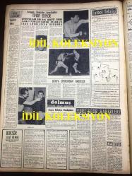 GÜNLÜK SPOR GAZETESİ - 25 NİSAN 1957 - GALATASARAY 2 - 0 BEŞİKTAŞ - NECMİ TANYOLAÇ - REAL MADRİD, MANCHESTER UNITED MAÇI - AMERİKA ORDU BASKETBOL TAKIMI MİLLİ NAMZETLERİ 64 - 43 MAĞLUP ETTİ - FERDİ SEKBAN İSTİFA ETTİ - ORDULARARASI BASKETBOL ŞAMPOİYONASI - MİMİ İLE MEMO, MORT WALKER, DICK BROWN, MADDOCKS, STEVE CANYON, JED FORAM ÇİZGİ ROMAN - FENERBAHÇENİN TARİHİ - ADİL ATAN - CAROL DAY - ALTAN DİNÇER - APİKOĞLU SUCUĞU REKLAMI - ATİLLA KARSAN - ROBER KOHEN - CHARLES HUMEZ, BOKS - DUILIO LOI - LALE VE ELHAMRA, LALE SİNEMASI, ÇÖL ASLANI FİLMİ - FAY REKLAMI - SHELLEY WINTERS