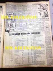 GÜNLÜK SPOR GAZETESİ - 26 NİSAN 1957 - AMERİKA ORDULARARASI BASKETBOL ŞAMPİYONLUĞUNU KAZANDI - FENERBAHÇE BEK BASRİ - REAL MADRİD - GALATASARAY - İSTANBULSPOR, VEFASPOR - RECEP ADANIR - DANYAL AKBEL - FENERBAHÇENİN TARİHİ - MİMİ İLE MEMO, MORT WALKER, DICK BROWN, MADDOCKS, STEVE CANYON, JED FORAM ÇİZGİ ROMAN - NAZIM ÖZBAY - MUVAKKAR EKREM TALU - CAROL DAY - APİKOĞLU SUCUK REKLAMI - İZMİR AT YARIŞLARI - FAY REKLAMI - CAROL WANEK