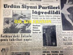 GÜNLÜK SPOR GAZETESİ - 26 NİSAN 1957 - AMERİKA ORDULARARASI BASKETBOL ŞAMPİYONLUĞUNU KAZANDI - FENERBAHÇE BEK BASRİ - REAL MADRİD - GALATASARAY - İSTANBULSPOR, VEFASPOR - RECEP ADANIR - DANYAL AKBEL - FENERBAHÇENİN TARİHİ - MİMİ İLE MEMO, MORT WALKER, DICK BROWN, MADDOCKS, STEVE CANYON, JED FORAM ÇİZGİ ROMAN - NAZIM ÖZBAY - MUVAKKAR EKREM TALU - CAROL DAY - APİKOĞLU SUCUK REKLAMI - İZMİR AT YARIŞLARI - FAY REKLAMI - CAROL WANEK