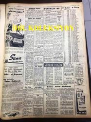 GÜNLÜK SPOR GAZETESİ - 30 NİSAN 1957 - GALATASARAY FENERBAHÇE DERBİ MAÇI 1957 - TURGAY ŞEREN - LEFTER, CAN BARTU - ÖZCAN TEKGÜL - FUAT ÜLKÜMEN - FENERBAHÇENİN TARİHİ - MUVAKKAR EKREM TALU - MİMİ İLE MEMO, MORT WALKER, DICK BROWN, MADDOCKS, STEVE CANYON, JED FORAM ÇİZGİ ROMAN - AYDOĞAN BECİT - CAROL DAY - SANA MARGARİN REKLAMI - AKBANK REKLAMI - YENİ MELEK SİNEMASI, TOKO-Rİ KÖPRÜSÜ - MARILYN MONROE FUTBOL MASKOTU - DE PETRINI