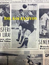 GÜNLÜK SPOR GAZETESİ - 30 NİSAN 1957 - GALATASARAY FENERBAHÇE DERBİ MAÇI 1957 - TURGAY ŞEREN - LEFTER, CAN BARTU - ÖZCAN TEKGÜL - FUAT ÜLKÜMEN - FENERBAHÇENİN TARİHİ - MUVAKKAR EKREM TALU - MİMİ İLE MEMO, MORT WALKER, DICK BROWN, MADDOCKS, STEVE CANYON, JED FORAM ÇİZGİ ROMAN - AYDOĞAN BECİT - CAROL DAY - SANA MARGARİN REKLAMI - AKBANK REKLAMI - YENİ MELEK SİNEMASI, TOKO-Rİ KÖPRÜSÜ - MARILYN MONROE FUTBOL MASKOTU - DE PETRINI
