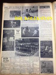 GÜNLÜK SPOR GAZETESİ - 1 MAYIS 1957 - GALATASARAY'I 3-0 YENEN FENERBAHÇE 1957 LİG ŞAMPİYONU - LEFTER - PERTEV TUNASELİ - AYDOĞAN BECİT - MİMİ İLE MEMO, MORT WALKER, DICK BROWN, MADDOCKS, STEVE CANYON, JED FORAM ÇİZGİ ROMAN - FENERBAHÇENİN TARİHİ - MUVAKKAR EKREM TALU - CAROL DAY - BUĞDAY BANKASI - APİKOĞLU SUCUK REKLAMI