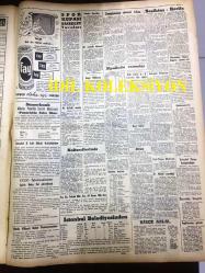 GÜNLÜK SPOR GAZETESİ - 7 MAYIS 1957 - EŞFAK AYKAÇ - VOLEYBOLDA DÜNYA ŞAMPİYONASI - GALATASARAY - ALTAYSPOR - NECDET ERDEM - MİMİ İLE MEMO, MORT WALKER, DICK BROWN, MADDOCKS, STEVE CANYON, JED FORAM ÇİZGİ ROMAN - FENERBAHÇENİN TARİHİ - ÖMER ÜNER - PERTEV TUNASELİ - APİKOĞLU SUCUK REKLAMI - TURGUT DİNSEL - PANCHO GONZALES - SALİH TEMİZER - FAY REKLAMI - TURAN GÜNEŞ