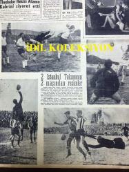 GÜNLÜK SPOR GAZETESİ - 7 MAYIS 1957 - EŞFAK AYKAÇ - VOLEYBOLDA DÜNYA ŞAMPİYONASI - GALATASARAY - ALTAYSPOR - NECDET ERDEM - MİMİ İLE MEMO, MORT WALKER, DICK BROWN, MADDOCKS, STEVE CANYON, JED FORAM ÇİZGİ ROMAN - FENERBAHÇENİN TARİHİ - ÖMER ÜNER - PERTEV TUNASELİ - APİKOĞLU SUCUK REKLAMI - TURGUT DİNSEL - PANCHO GONZALES - SALİH TEMİZER - FAY REKLAMI - TURAN GÜNEŞ