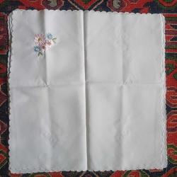 Çiçek Nakışlı Kumaş Pecete,3 ü birarada