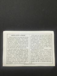 19 OCAK 2005-TAKVİM YAPRAĞI-DOĞUM GÜNÜ HEDİYESİ-DİYANET TAKVİMİ,KURBAN BAYRAMI ARİFESİ,AREFE GÜNÜ VE ÖNEMİ