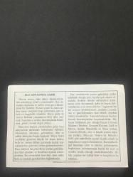 22 OCAK 2005-TAKVİM YAPRAĞI-DOĞUM GÜNÜ HEDİYESİ-DİYANET TAKVİMİ,KURBAN BAYRAMI 3.GÜN HAC ESNASINDA SABIR