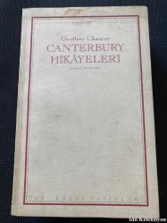 CANTERBURY HİKAYELERİ / GEOFFREY CHAUCER / YAPI KREDİ YAYINLARI / TÜRKÇE KİTAP - NAZMİ AĞIL (İLK BASKI)