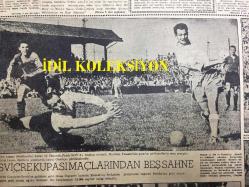 GÜNLÜK SPOR GAZETESİ - 15 MAYIS 1957 - 7 KULÜP ARASINDAKİ PAKTIN TRANSFER YASAĞI KALKIYOR - BEYOĞLUSPOR'LU GÜNAY BEŞİKTAŞ'A GEÇİYOR - BASKETBOL - NECDET ERDEM - TUNÇ ERİM - NACİ ERDEM, NECMİ TANYOLAÇ - FENERBAHÇE - FENERBAHÇENİN TARİHİ - MİMİ İLE MEMO, MORT WALKER, DICK BROWN, MADDOCKS, STEVE CANYON, JED FORAM ÇİZGİ ROMAN - FENERBAHÇENİN TARİHİ - TOULOUSE - CAROL DAY - MUVAKKAR EKREM TALU - FAY REKLAMI - YAPI VE KREDİ BANKASI REKLAMI - APİKOĞLU SUCUK REKLAMI 1957 - MARIO GABAY SPOR MAĞAZASI REKLAMI - SÜVEYŞ MESELESİ - KIBRIS MESELESİ - MARILYN MONROE'NUN KOCASI YARGILANIYOR - JOSYANE MONTESSUIT