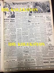 GÜNLÜK SPOR GAZETESİ - 17 MAYIS 1957 - PERTEV TUNASELİ - TÜRKİYE, POLONYA MAÇI - METİN OKTAY, LEFTER - ZANGOÇ - TURGUT DİNSEL - FENERBAHÇE STADI - NECDET ERDEM - BASKETBOL TAKIMIMIZ BULGARİSTAN'DA - MİMİ İLE MEMO, MORT WALKER, DICK BROWN, MADDOCKS, STEVE CANYON, JED FORAM ÇİZGİ ROMAN - FENERBAHÇENİN TARİHİ - CAROL DAY - NACİ ERDEM - MUVAKKAR EKREM TALU - DOLMUŞ, MİZAH YAYINLARI, HABABAM SINIFI REKLAMI - APİKOĞLU SUCUK REKLAMI - FAY REKLAMI - MARIO GABAY - TİTO - İNGİLTERE'DE İLK HİDROJEN DENEMELERİ - BAĞDAT PAKTI - EVA BARTOK