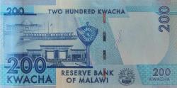 MALAWİ 200  KWACHA  2022  ÇİL+++