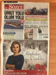 Sözcü Gazetesi, 16 Ocak 2017 Pazartesi,  Rahmi Turan, Saygı Öztürk, Asuman Aranca, Zayne Curcanlı, Ekber Ertürk, Suat Kılıç, Deniz Baykal, Engin Altay, Suat Ünal, Aydın Efeler, Abdurrahman Dilipak, İsmail Aydın, F.B.,  Kirası 395 Bine Adliye Binası!, Önce Başkan Sonra Halife Olacak!, Çok Düşündüler, Aziz Yıldırım, Mehmet Ekici, Aatif, Skrtel, Renan, Magaye, Josef, Van Persie, Fernandao, Cüneyt Çakır, Hasan Doğan, Yusuf Namoğlu, Serkan Çınar, Mete Kalkavan, Dick Advocaat, Lukas Podolski, Sabri Sarıoğlu, Garry Rodrigues, Cenk Tosun, Aboubakar, Şenol Güneş, Ömer, Talisca, Emre Belözoğlu, Ozan Tufan, Ahmet, Cem Özdemir, Levent Şahin