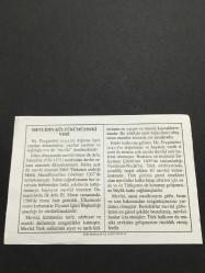 19 NİSAN 2005-TAKVİM YAPRAĞI-DOĞUM GÜNÜ HEDİYESİ-DİYANET TAKVİMİ,OSMANLI RUS SAVAŞI,1877