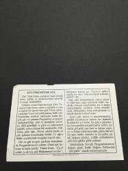 21 NİSAN 2005-TAKVİM YAPRAĞI-DOĞUM GÜNÜ HEDİYESİ-DİYANET TAKVİMİ,EBELER HAFTASI,21-28 NİSAN