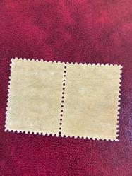 1937 TC 1 Kuruş Tayyare pulu 2 li blok MNH