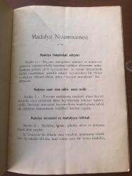 Türk Tayyare Cemiyeti Nizamnamesi Ve Madalya Nizamnamesi 1929