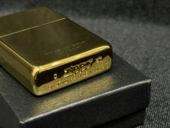 Orijinal 2023 Zippo Armor Case Titanium Gold Plating