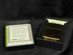 Orijinal 2023 Zippo Armor Case Titanium Gold Plating