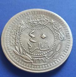 V Mehmet Reşat 1327/5 40 para Çil