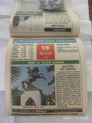 Milliyet takvimi 19 Mayıs 1987 doğum günü hediyesi hediyelik takvim yaprağı