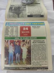 Milliyet takvimi 24 Mayıs 1987 doğum günü hediyesi hediyelik takvim yaprağı