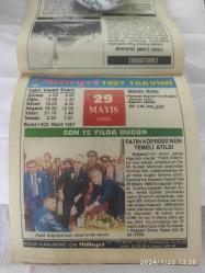 Milliyet takvimi 29 Mayıs 1987 doğum günü hediyesi hediyelik takvim yaprağı