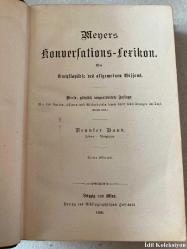 Meyers Konversations-Lexikon : eine Encyklopädie des Allgemeinen Wissens - Herrmann Julius Meyer - Verlag des Bibliographischen Instituts - ALMANCA ANSİKLOPEDİ (Meyer'in Konuşma Sözlüğü: Genel Bilgi Ansiklopedisi) NEUNTER BAND