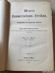 Meyers Konversations-Lexikon : eine Encyklopädie des Allgemeinen Wissens - Herrmann Julius Meyer - Verlag des Bibliographischen Instituts - ALMANCA ANSİKLOPEDİ (Meyer'in Konuşma Sözlüğü: Genel Bilgi Ansiklopedisi) ZWEİTER BAND