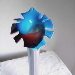 Mavi Cam Vazo Murano