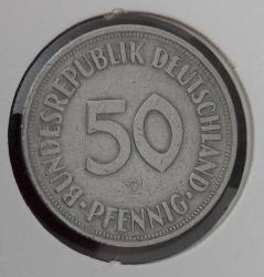 1966 ALMANYA 50 PFENNIG MADENİ PARASI ÇOK ÇOK TEMİZ 3P2NN1 NADİR