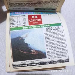 MİLLKİYET TAKVİMİ 23 AĞUSTOS 1987 - DOĞUM GÜNÜ HEDİYESİ HEDİYELİK TAKVİM YAPRAĞI