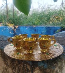 VINTAGE ŞERBET SUNUMLUĞU