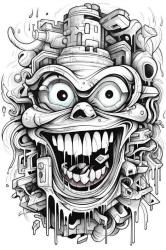 Grafiti Boyama Kitap Seti (3 Kitap)