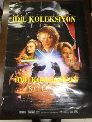 Yıldız Savaşları Bölüm III: Sith'in İntikamı (Star Wars: Episode III - Revenge of the Sith, Movie Poster), 2005, SİNEMA FİLM AFİŞİ / POSTERİ - BÜYÜK BOY - ORİJİNAL - 96 X 67 cm EBADINDA - Original Turkish Big Size Movie Poster - George Lucas, Ewan McGregor, Natalie Portman, Hayden Christensen, Ian McDiarmid, Samuel L. Jackson, Jimmy Smits, Frank Oz, Anthony Daniels, Christopher Lee, Keisha Castle-Hughes, Silas Carson, Jay Laga'aia, Bruce Spence