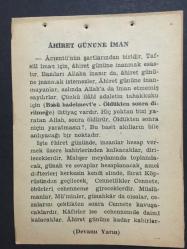 11 EKİM 1964-TAKVİM YAPRAĞI-DOĞUM GÜNÜ HEDİYESİ,MUDANYA MÜTAREKESİ,1922,BUDİN VALİSİ MUSTAFA PAŞANIN İDAMI,İTALYANIN TOBRUK LİMANINI İŞGALİ 1911,AHİRET GÜNÜNE İMAN