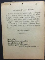 31 EKİM 1964-TAKVİM YAPRAĞI-DOĞUM GÜNÜ HEDİYESİ,HUTBE