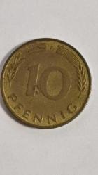 ALMANYA 1980 F  10 PFENNIG