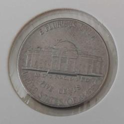 1991-P ABD 5 FIVE CENT ORİJİNAL MADENİ PARASI ÇİLALTI 1Ş2RR1 NADİR