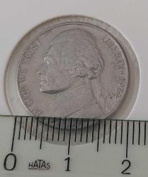 1974 ABD 5 FIVE CENT ORİJİNAL MADENİ PARASI ÇİLALTI 3ZZ2V1 NADİR