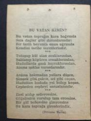 8  ARALIK 1964-TAKVİM YAPRAĞI-DOĞUM GÜNÜ HEDİYESİ,BU VATAN KİMİN,
